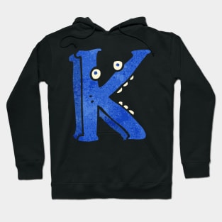 funny Letter,Christmas Gifts,A wonderful gift for those who start their name with K letter Hoodie